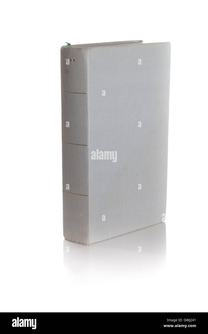 old book isolated on a white background Stock Photo - Alamy