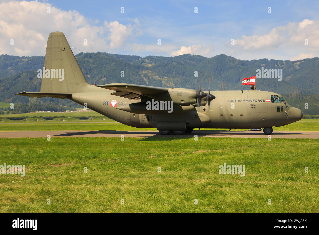 Airpower, zeltweg, airshow, Hercules, C130, euro Stock Photo