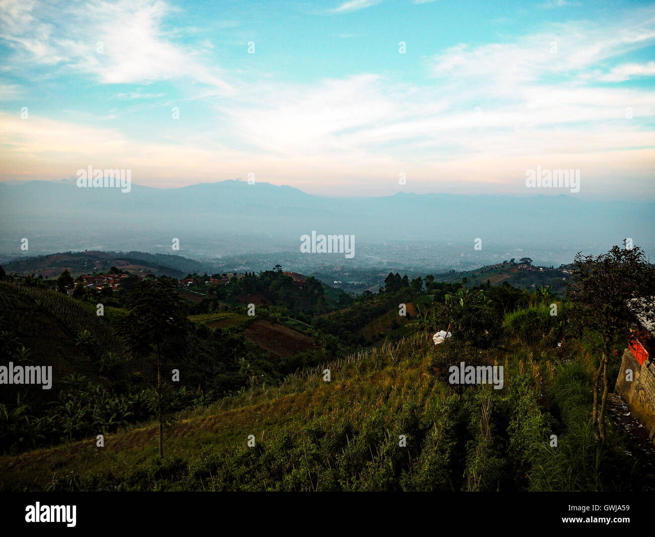sunrise in hill Stock Photo - Alamy
