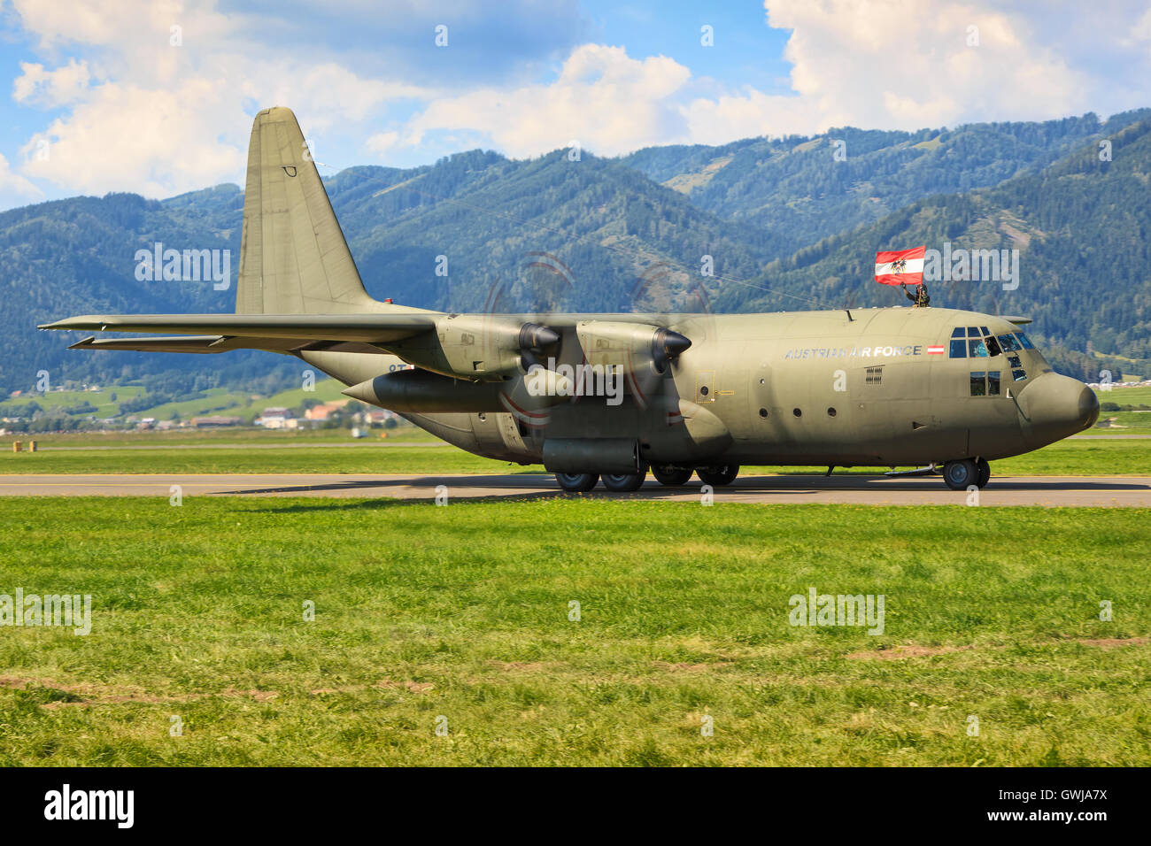 Hercules C130 of the Austrian airforce at Airpower in Zeltweg