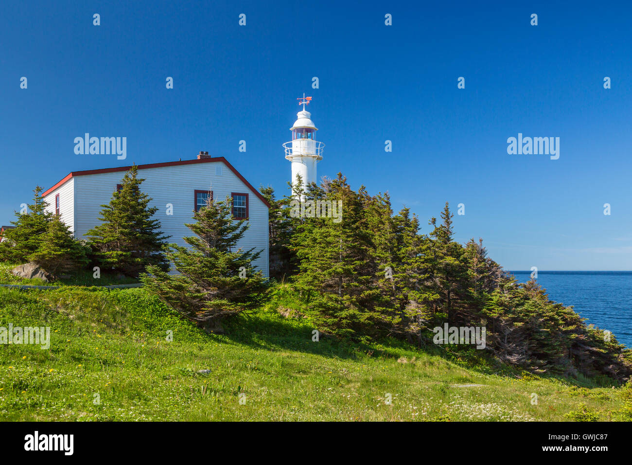 The Lobster Cove lighthouse in Gros Morne National Park, Newfoundland