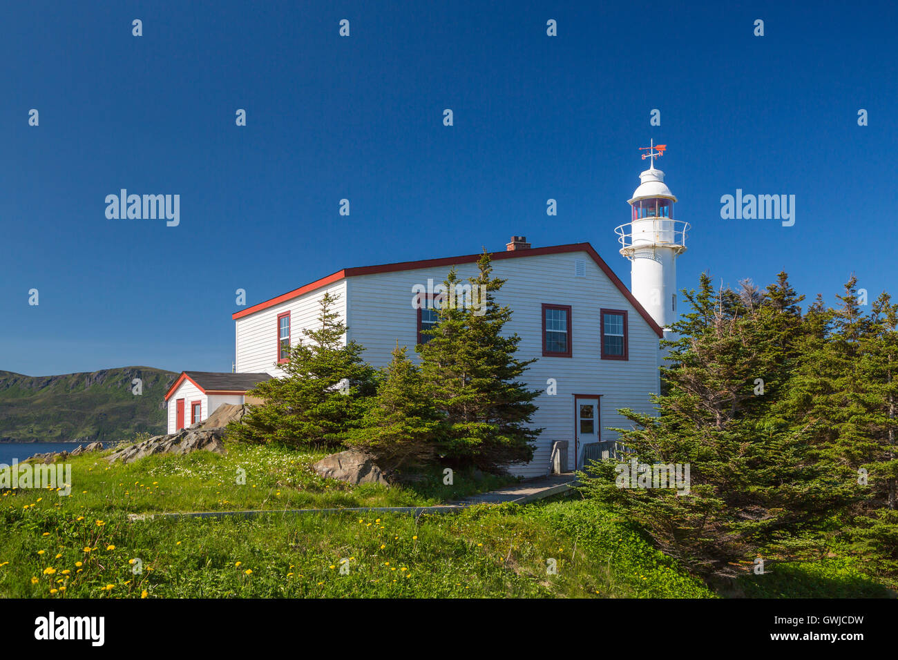 The Lobster Cove lighthouse in Gros Morne National Park, Newfoundland