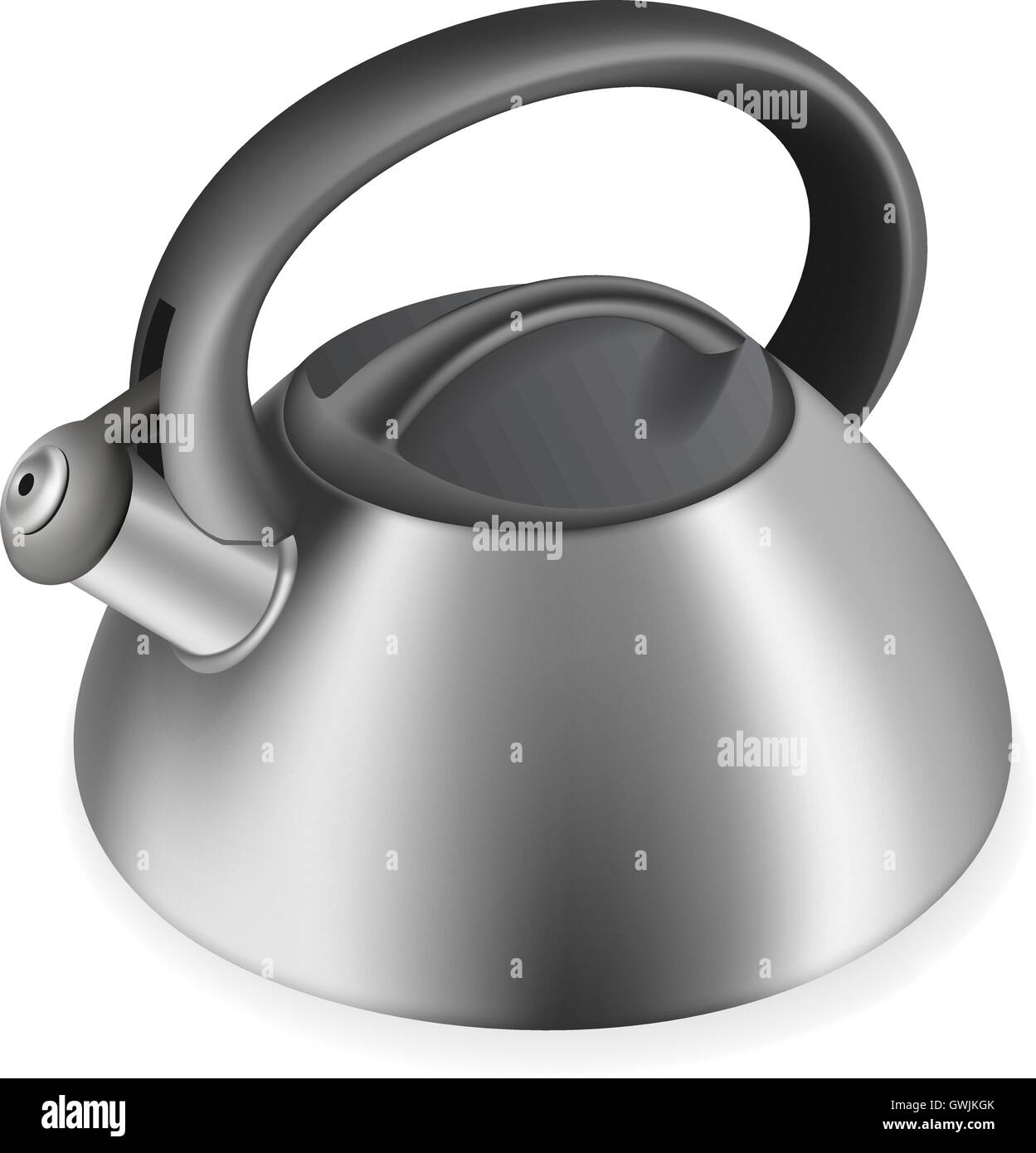 iron kettle with a whistle Stock Vector Image & Art Alamy