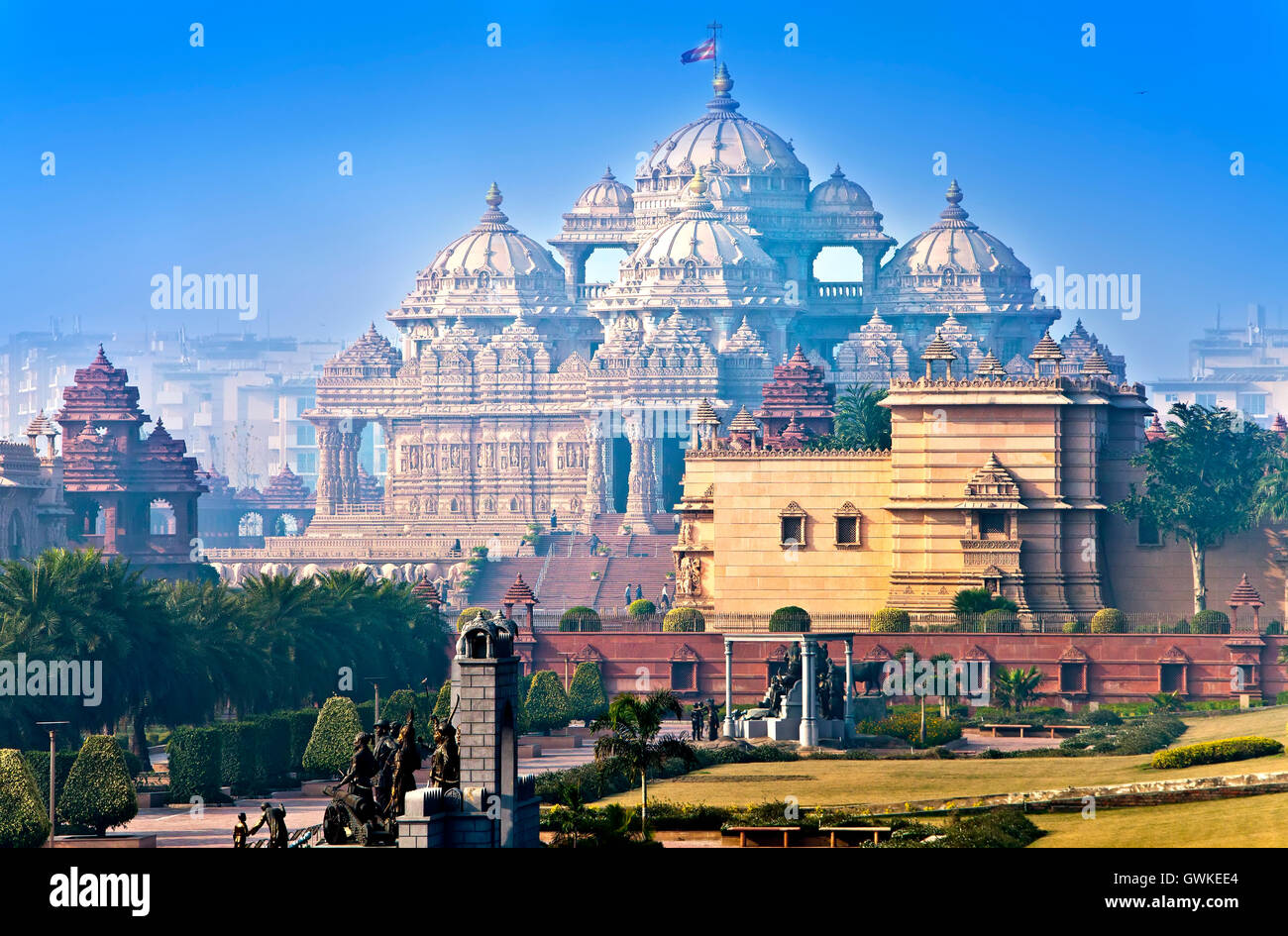Temple Akshardham, Delhi, India Stock Photo - Alamy