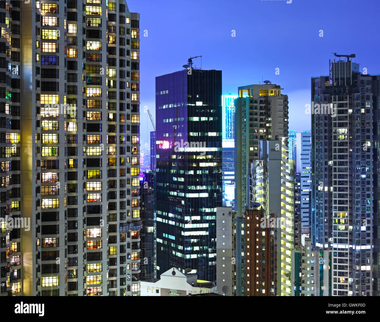 Buildings in Hong Kong Stock Photo - Alamy