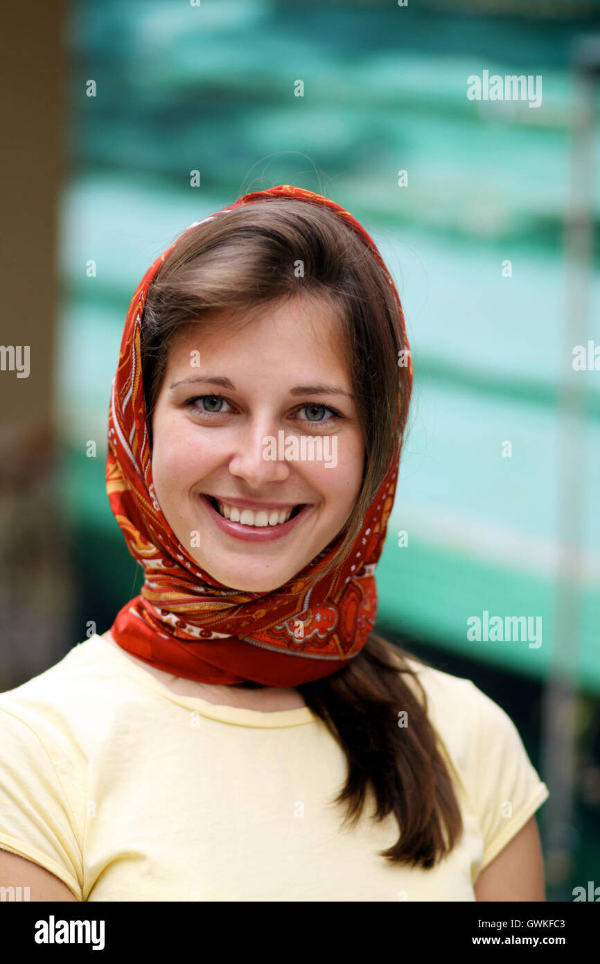Beautiful Russian Girl Stock Photo Alamy