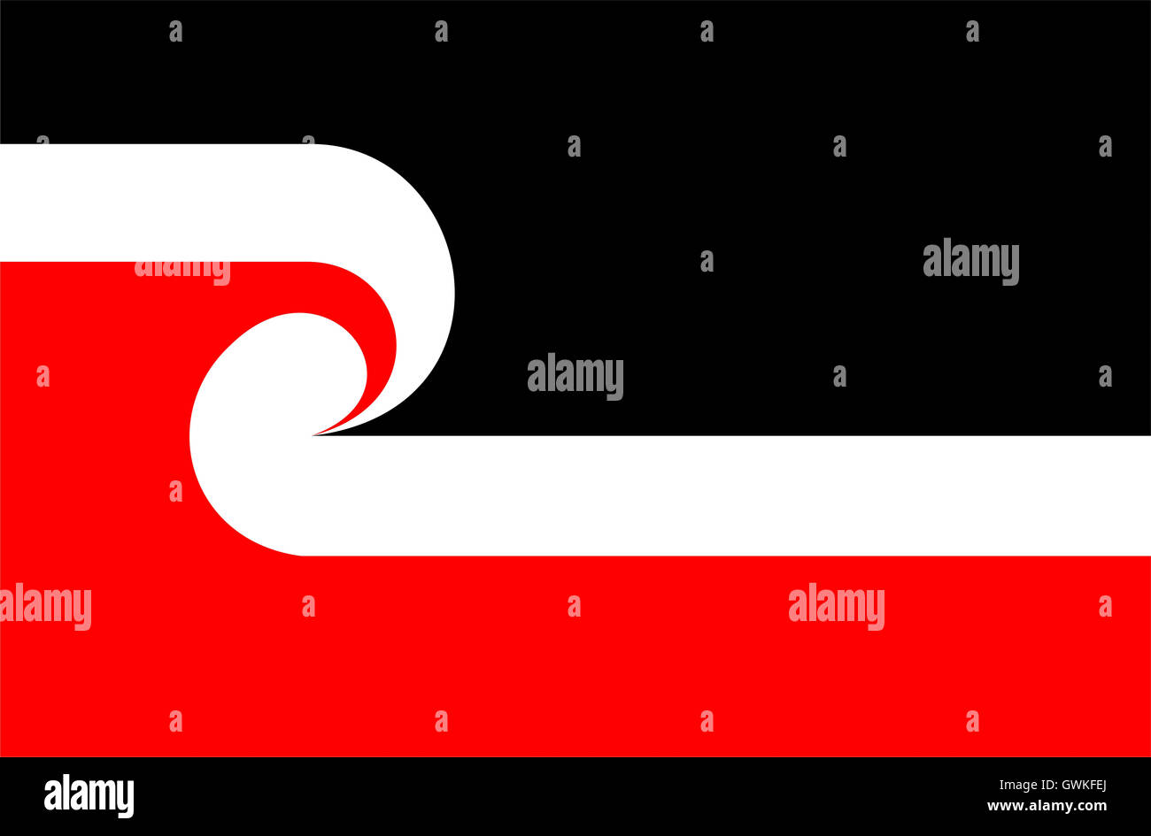 Maori Flag High Resolution Stock Photography And Images Alamy