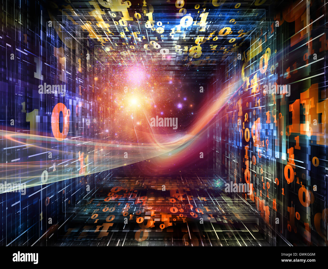 Inner Life of Numbers Stock Photo - Alamy