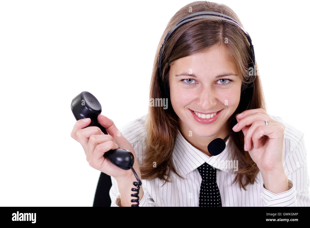 Включи телефон ассистента. Девушка оператор улыбается. Sales Assistant photo face PNG.