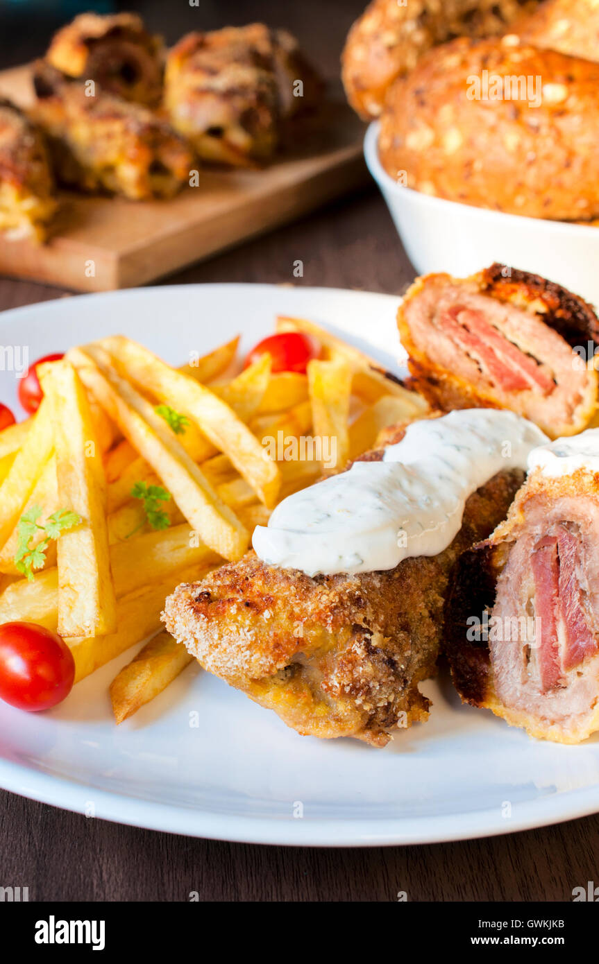 Prosciutto and cheese Stock Photo Alamy