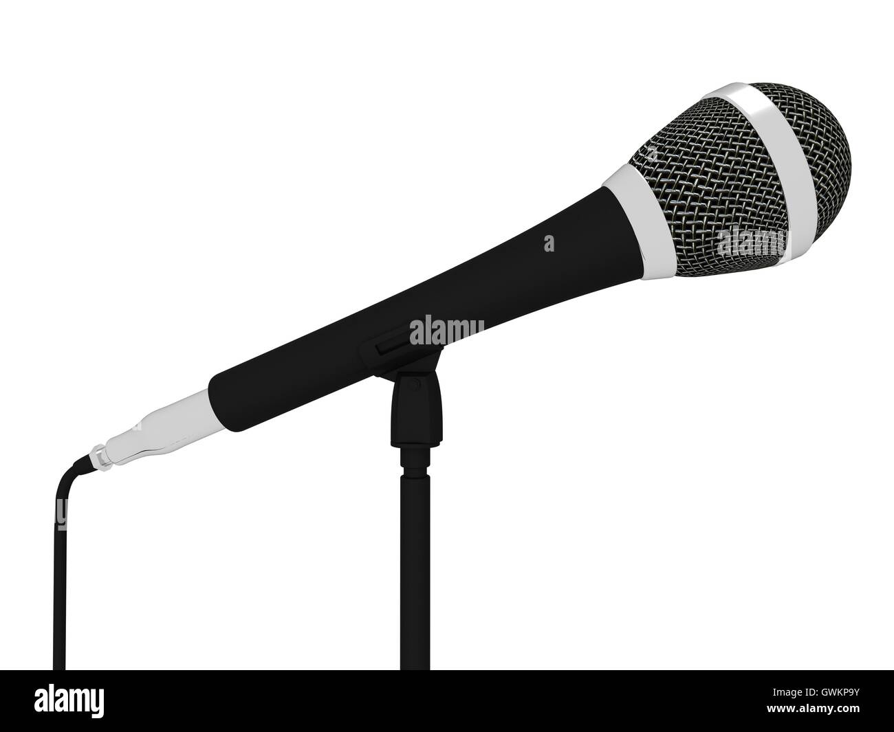 Microphone Closeup Musical Shows Concert Songs Or Singing Hits Stock Photo