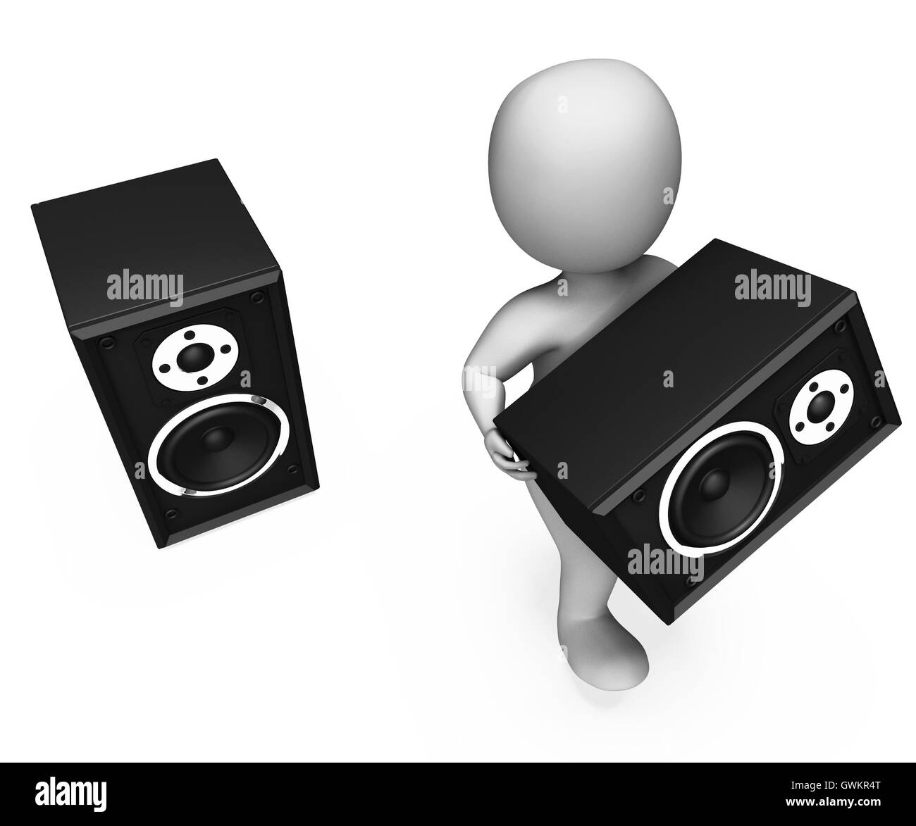 Loud speakers music hi-res stock photography and images - Alamy