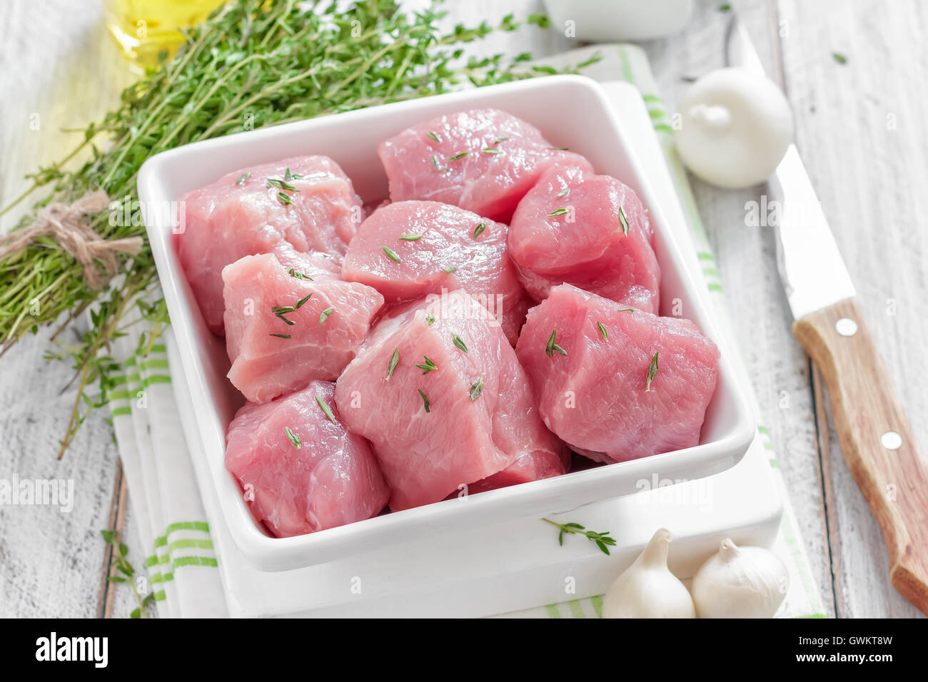 Fat meat hi-res stock photography and images - Alamy