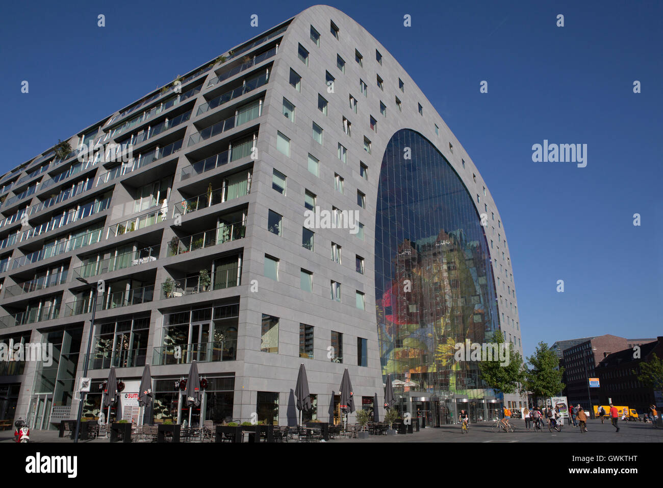 The Markthal in Rotterdam, the Netherlands. Stock Photo