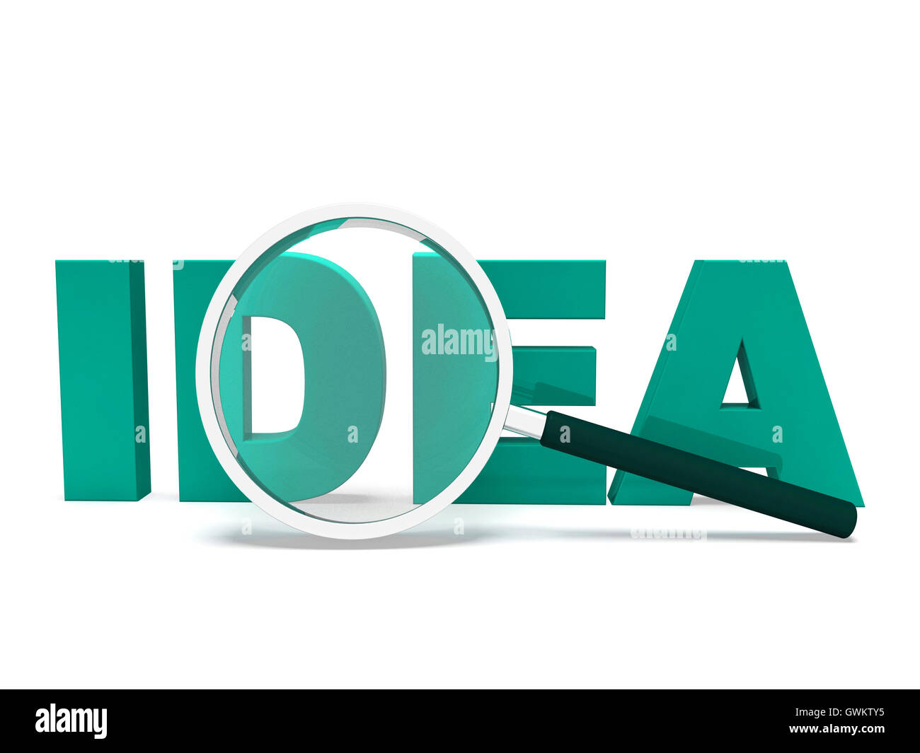 Ideas Word Shows Creativity Concept Idea And Innovation Stock Photo