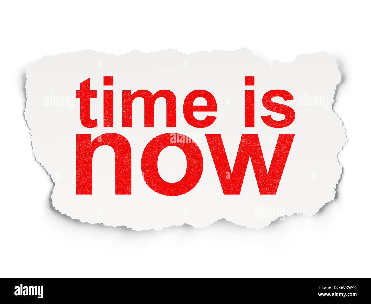 Timeline concept Time is Now on Paper background Stock Photo Alamy