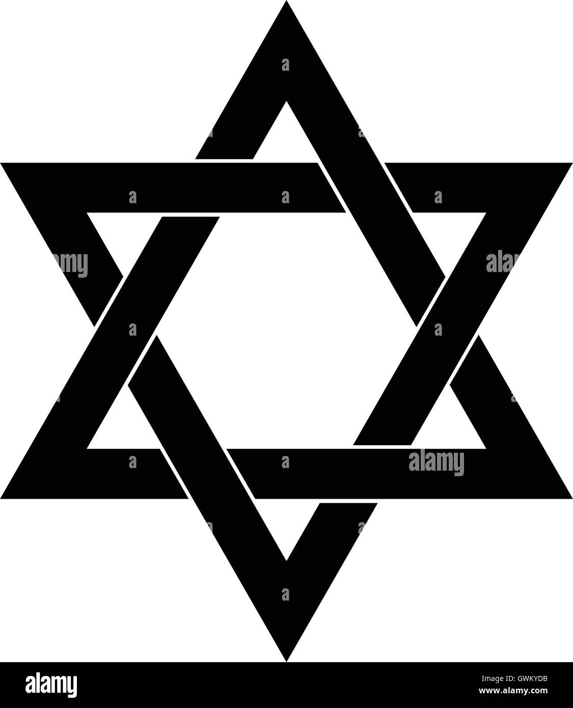 Star of David , Shield of David , Magen David , isolated vector