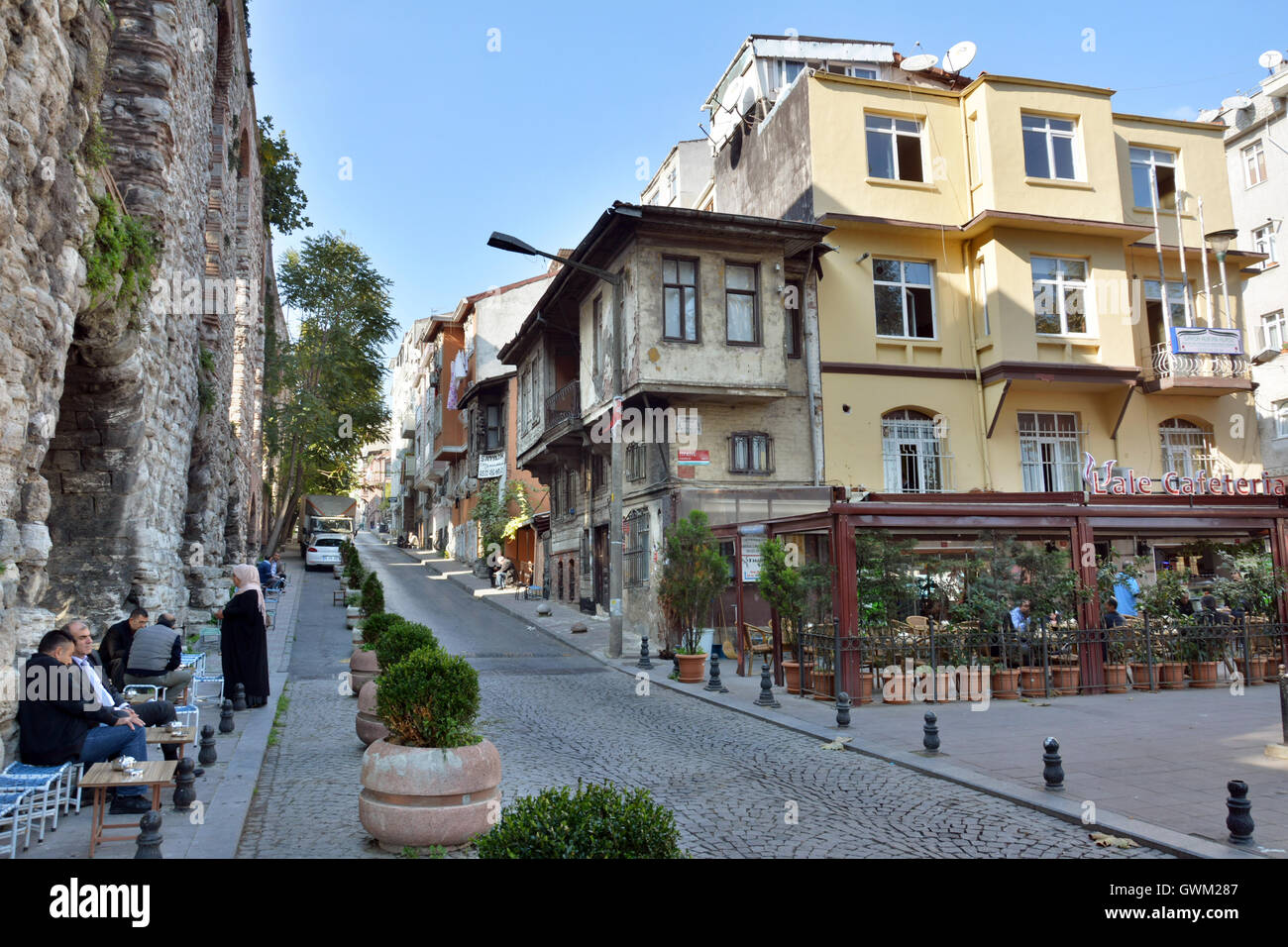 Street view in Istanbul. Stock Photo