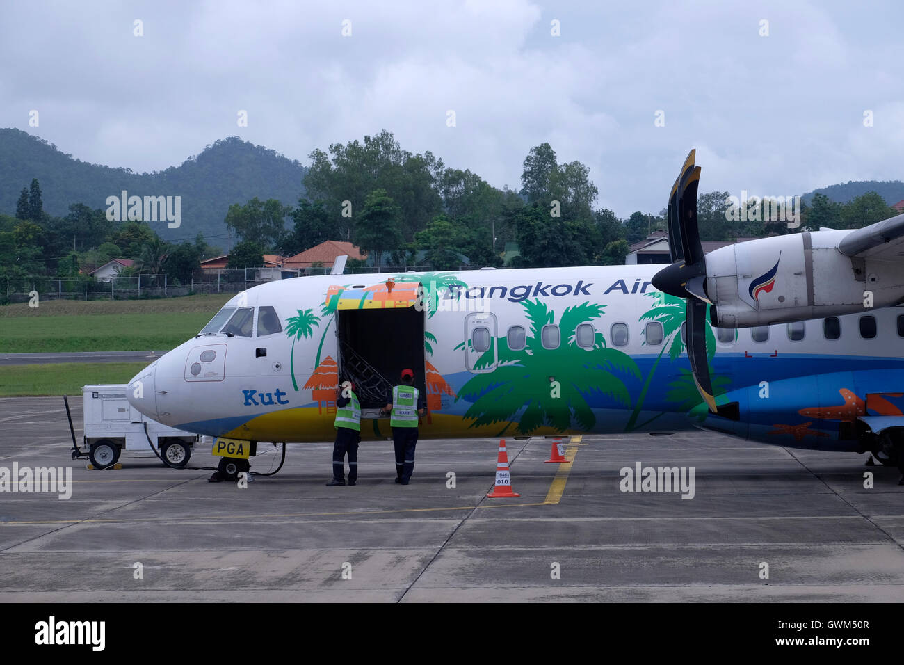 Twin Engine Turboprop Airplane High Resolution Stock Photography and ...