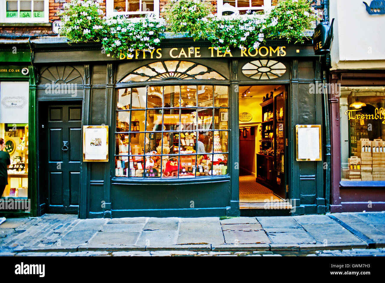 Bettys Cafe Tea Rooms, Stonegate, York Stock Photo - Alamy