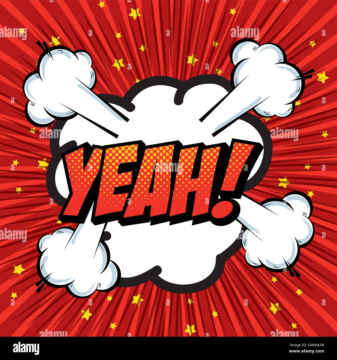 cartoon comic text pop art explosion Stock Vector Image & Art - Alamy