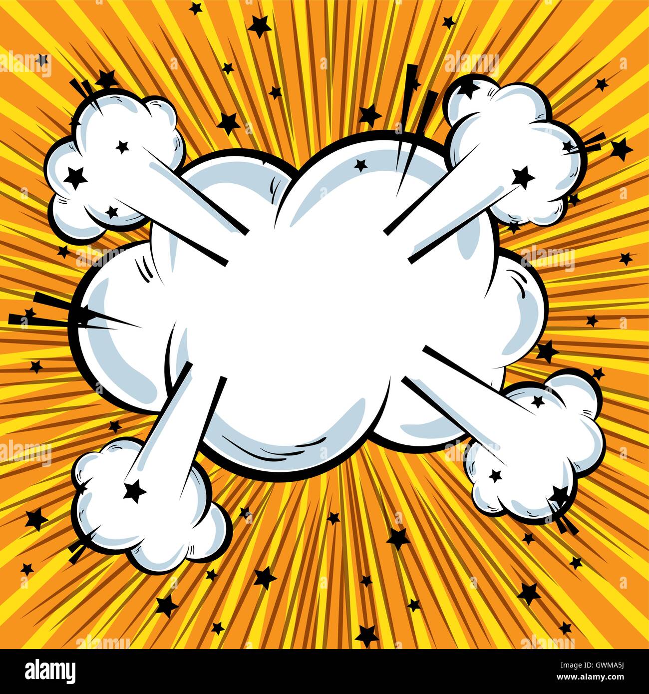 cartoon comic text pop art explosion Stock Vector Image & Art - Alamy