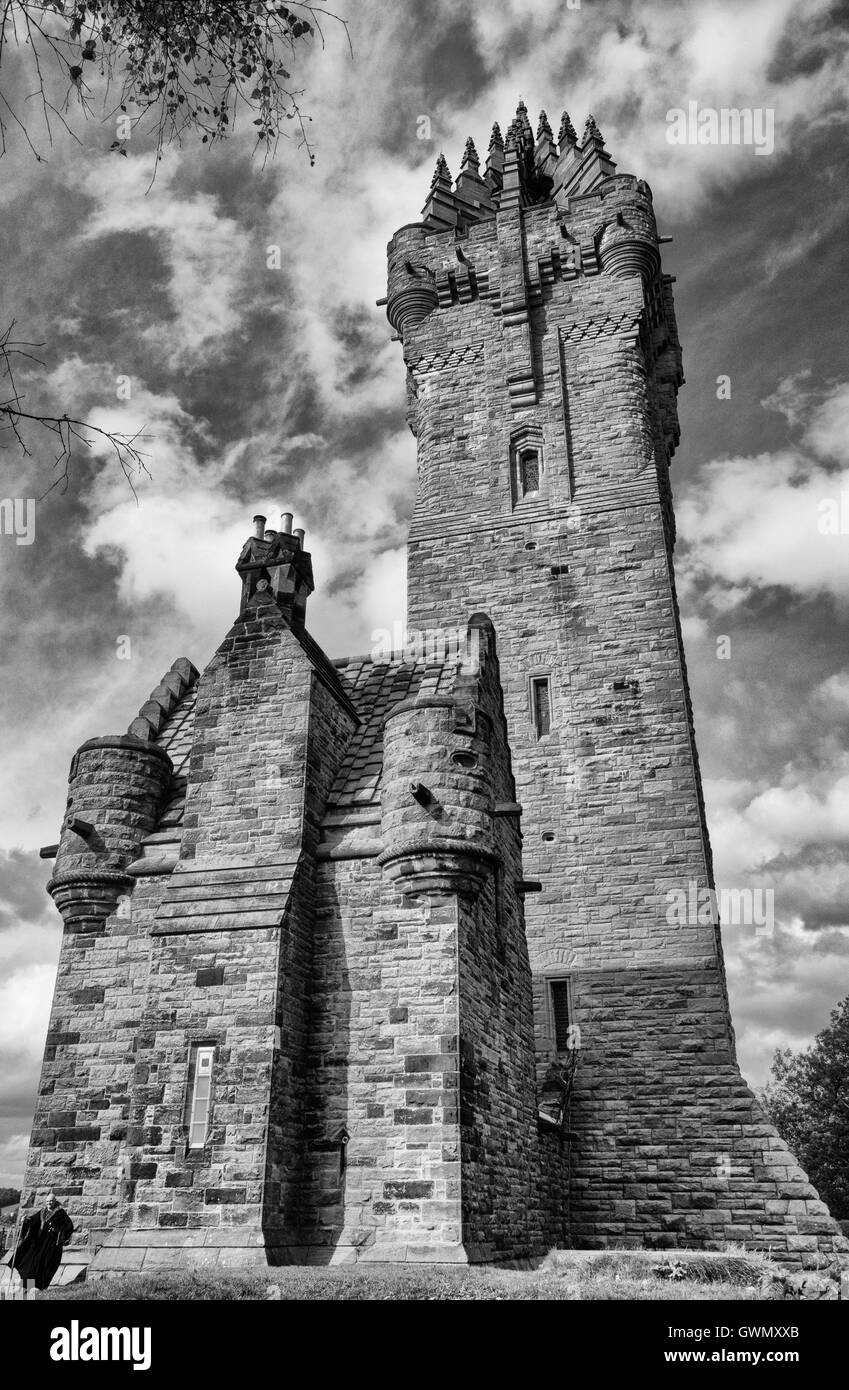 The National Wallace Monument Stock Photo
