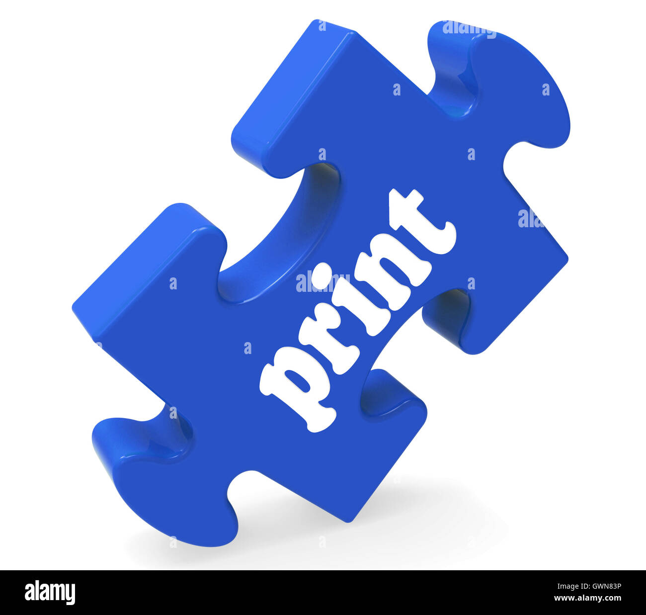 Print Key Shows Printing Copying Or Printout Stock Photo