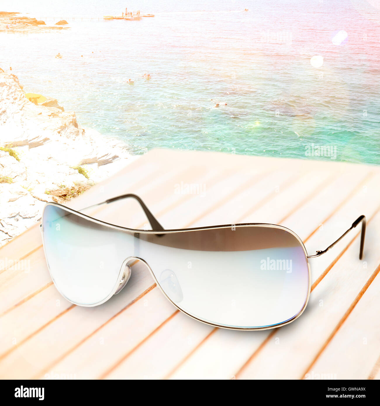 Sunglasses Stock Photo - Download Image Now - Sunglasses, Beach