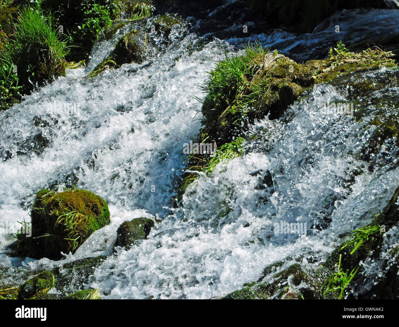 River Gacka,Lika,Croatia,cascades Stock Photo