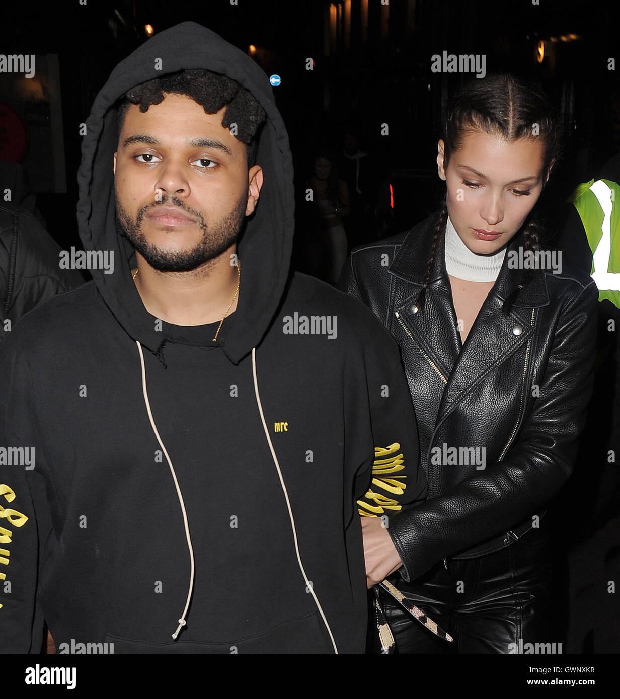 Bella Hadid and her boyfriend Abęl Makkonen Tesfaye aka The Weeknd