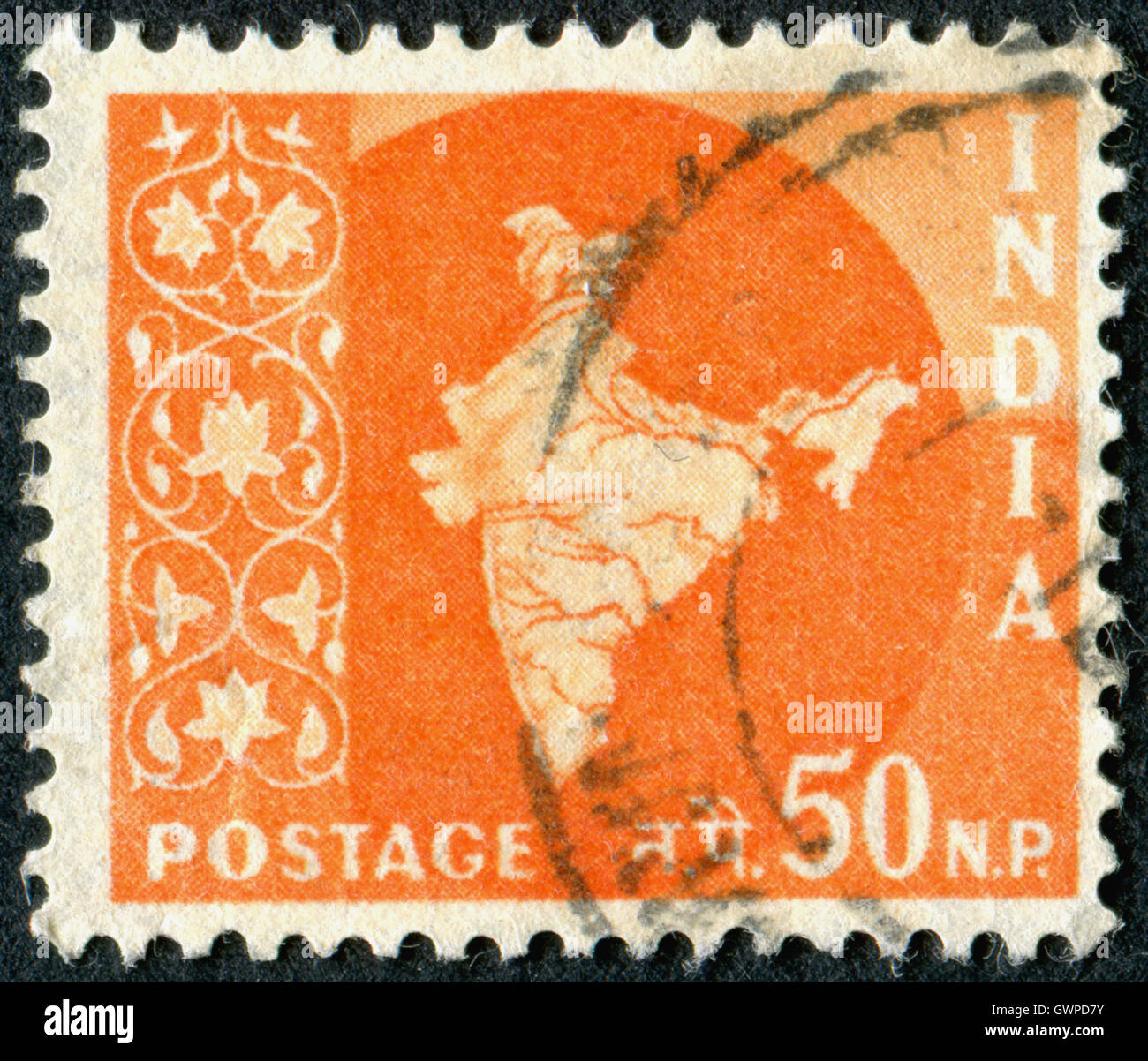 Stamp india hi-res stock photography and images - Alamy