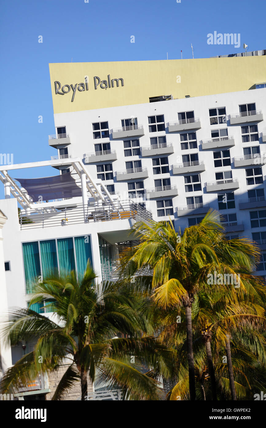 Royal Palm South Beach resort hotel, Miami Beach, Florida, USA Stock Photo