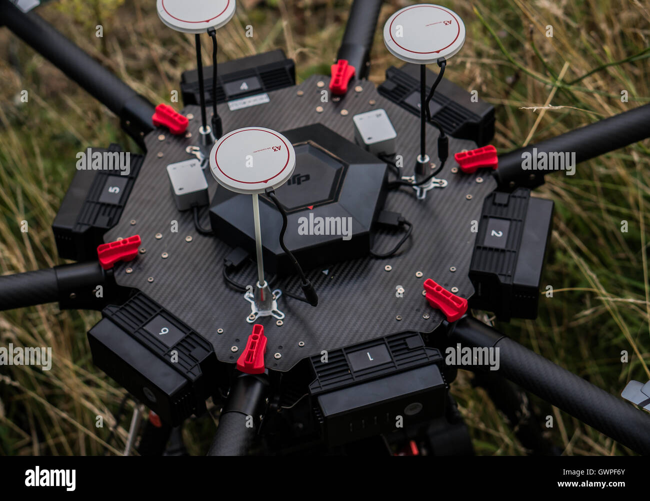pro camera drone Stock Photo
