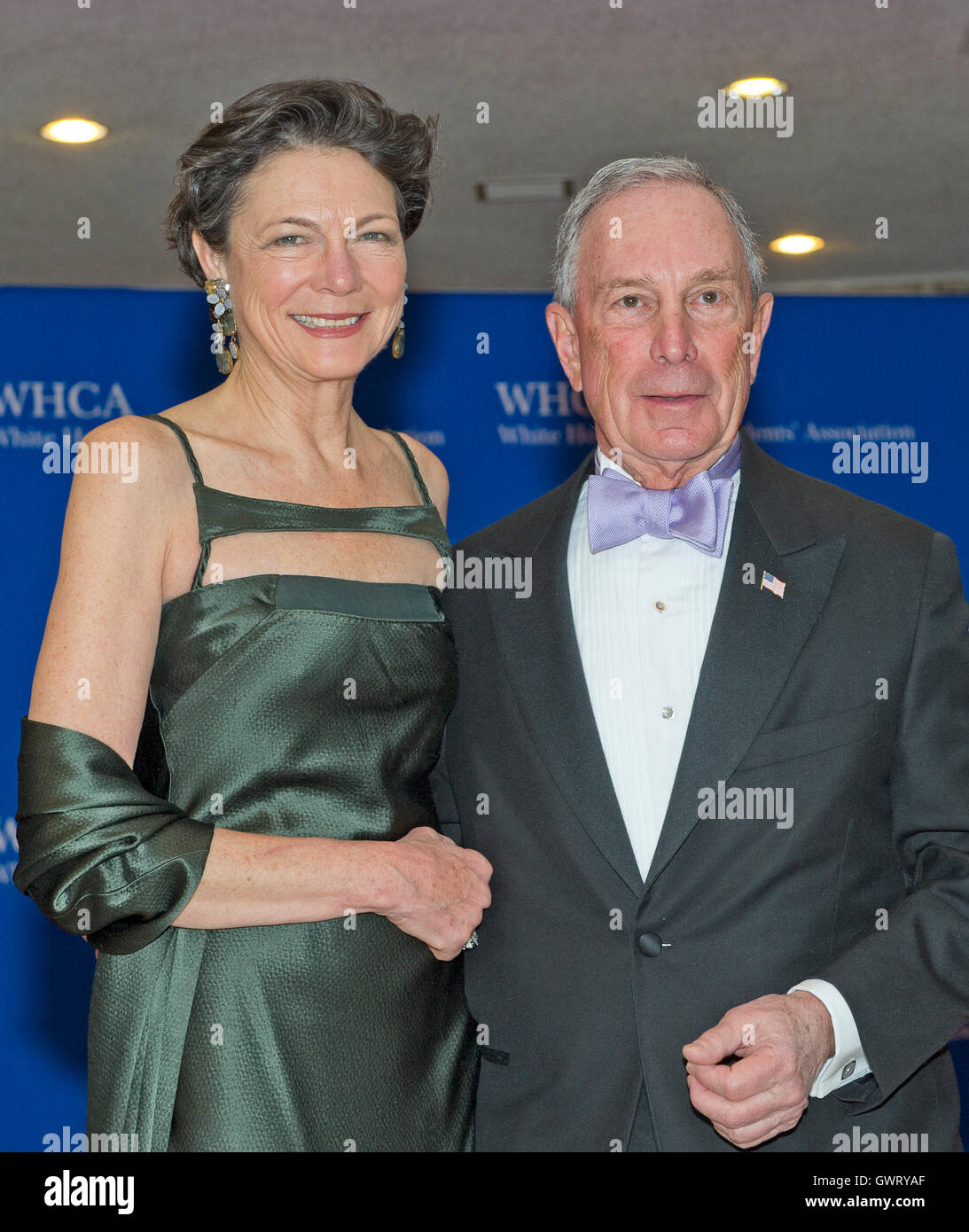 Michael Bloomberg, right, and Diana Taylor arrive for the 2015 White House Correspondents Association Annual Dinner at the Washington Hilton Hotel on Saturday, April 25, 2015. Credit: Ron Sachs / CNP /MediaPunch Stock Photo