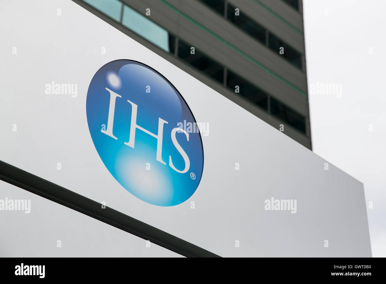 Ihs Project Financing Sign A logo sign outside of a facility occupied by IHS Markit in Southfield ...