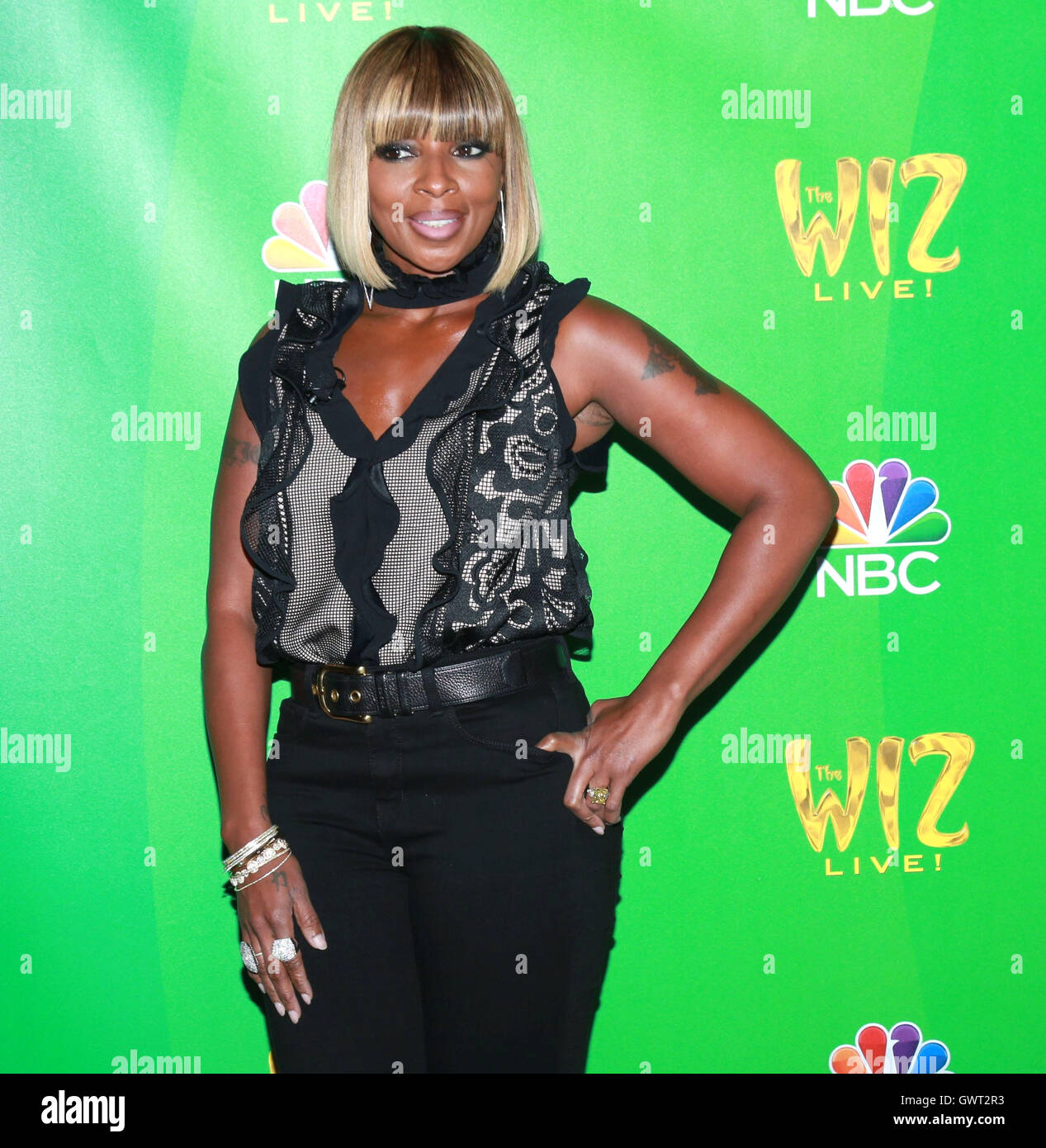 NBC The Wiz Live! Television Academy Event - Arrivals Featuring: Mary J ...