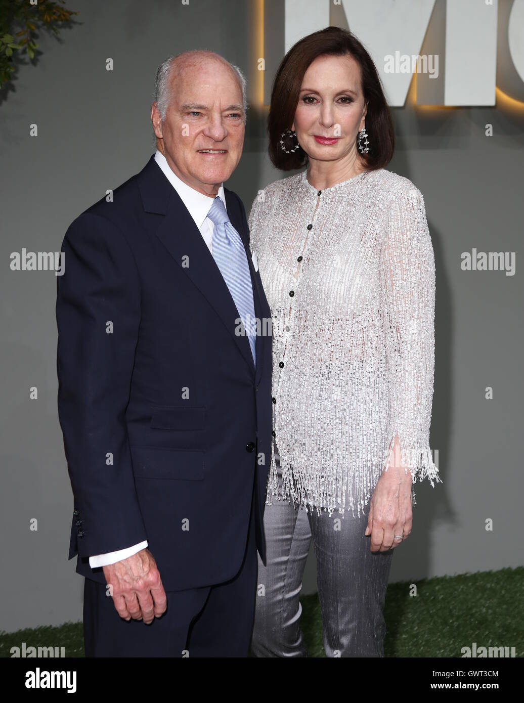 The Museum of Modern Art's Party in the Garden - Arrivals  Featuring: Henry Kravis, MARIE-JOSÉE KRAVIS Where: New York, United States When: 01 Jun 2016 Stock Photo