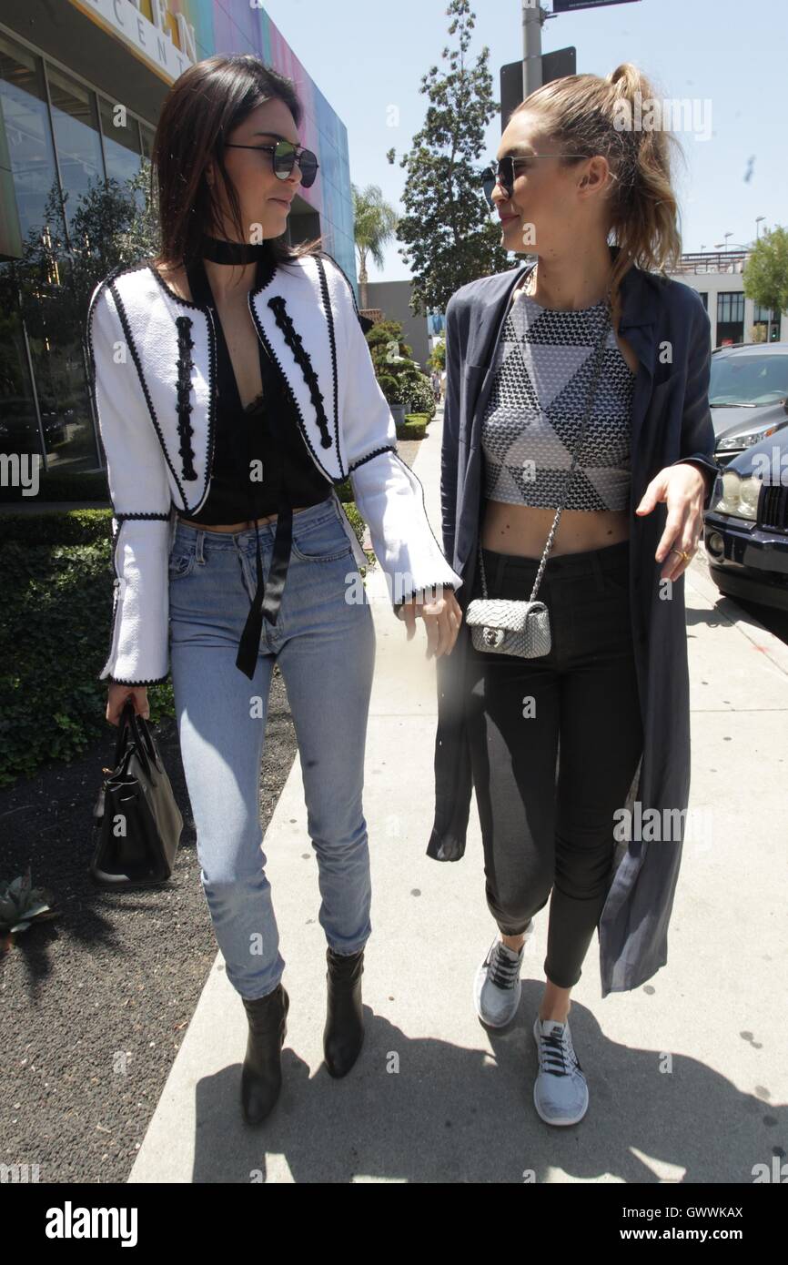 Kendall Jenner And Her Best Friend Gigi Hadid After Lunch At