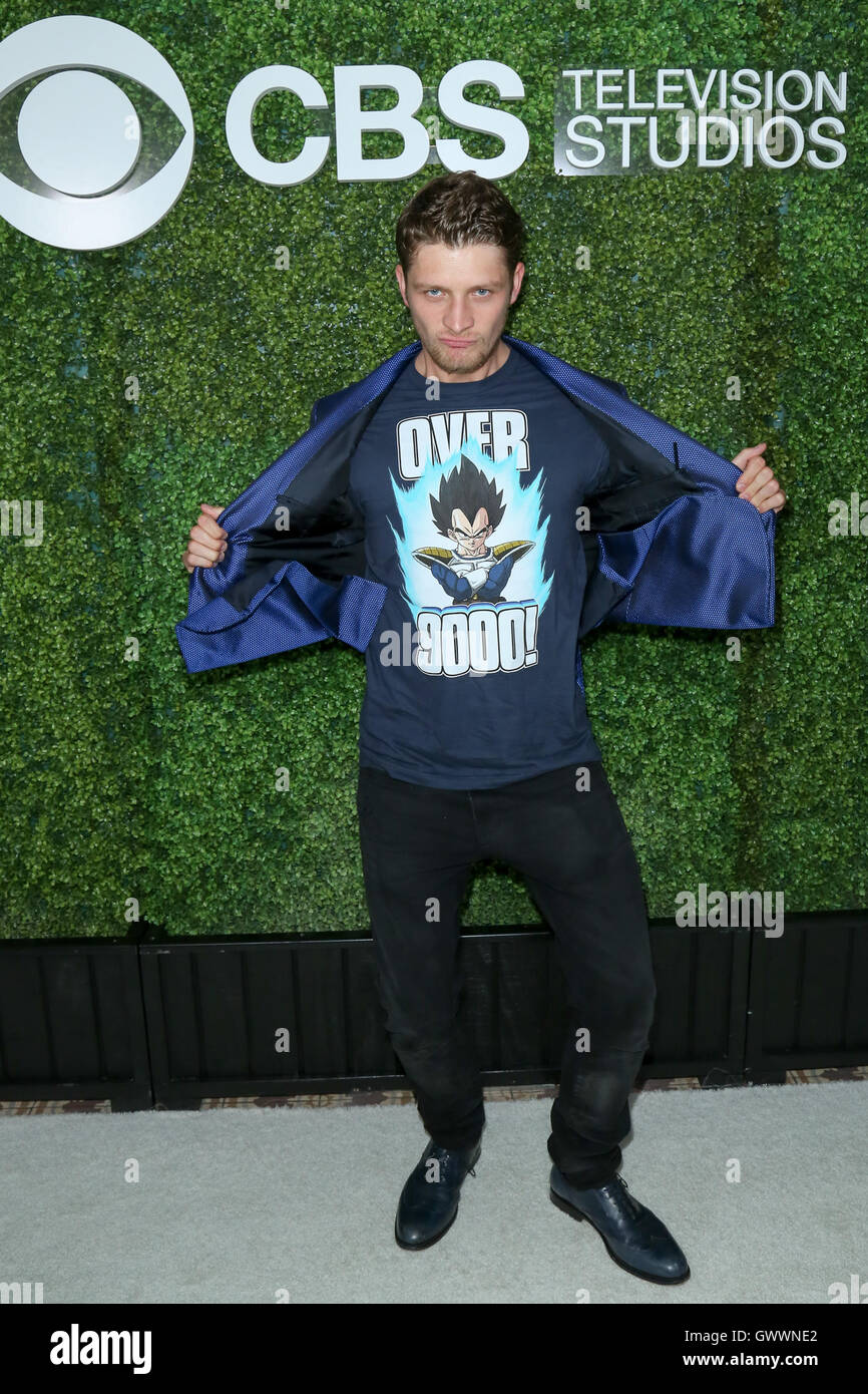 4th Annual CBS Television Studios Summer Soiree at Palihouse - Arrivals  Featuring: Brett Dier Where: West Hollywood, California, United States When: 02 Jun 2016 Stock Photo