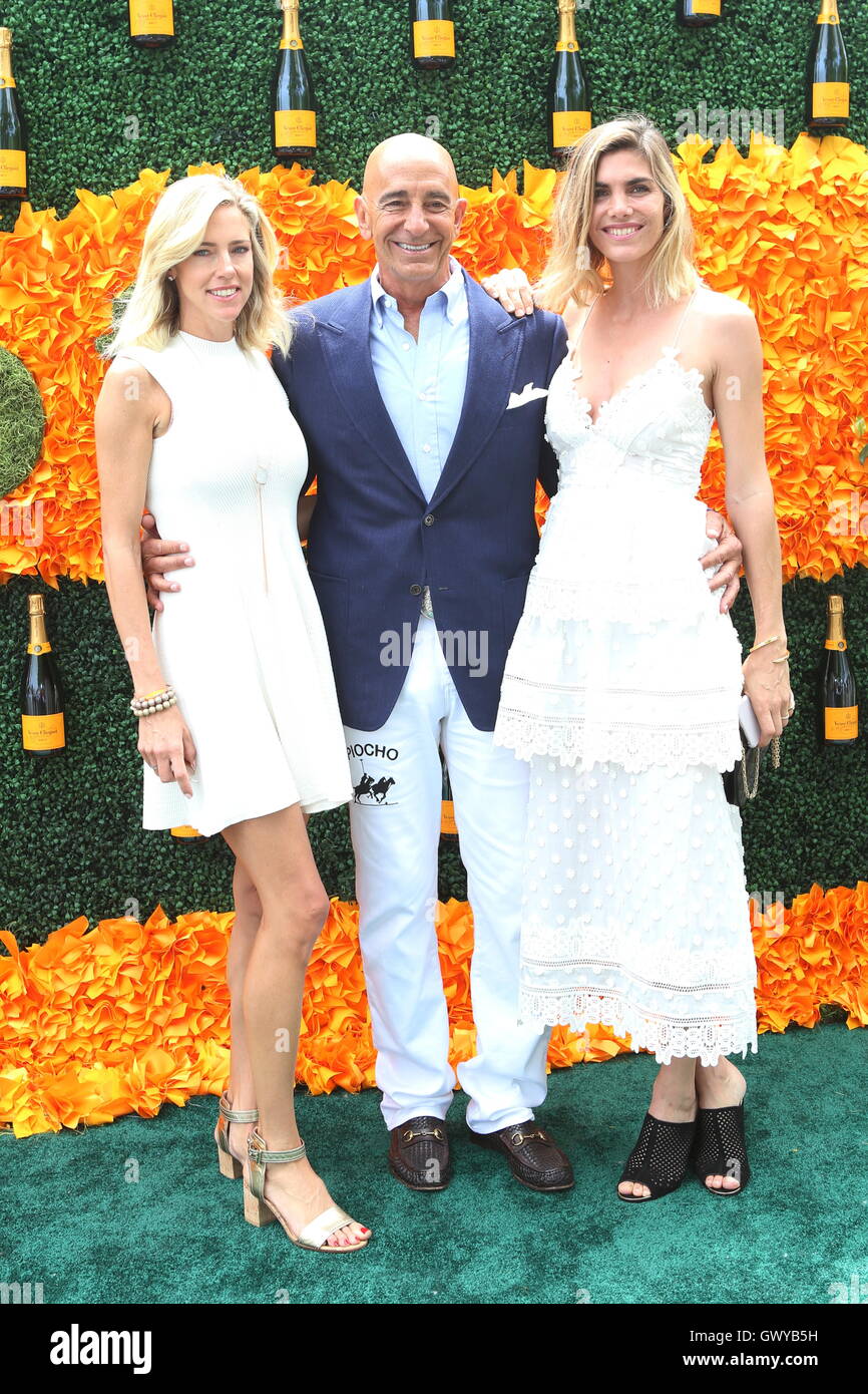 9th Annual Veuve Clicquot Polo Classic at Liberty State Park  Featuring: Rachelle Barrack, Tom Barrack, Delfina Blaquier Where: Liberty State Park, New Jersey, United States When: 04 Jun 2016 Stock Photo