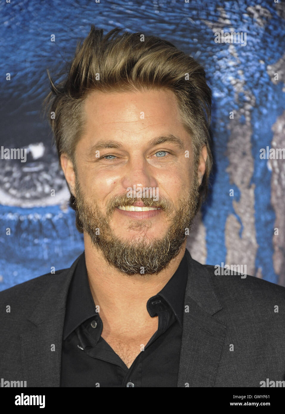 Premiere of 'Warcraft' - Arrivals  Featuring: Travis Fimmel Where: Los Angeles, California, United States When: 07 Jun 2016 Stock Photo