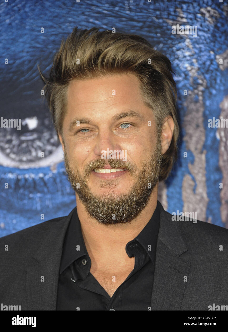 Premiere of 'Warcraft' - Arrivals  Featuring: Travis Fimmel Where: Los Angeles, California, United States When: 07 Jun 2016 Stock Photo