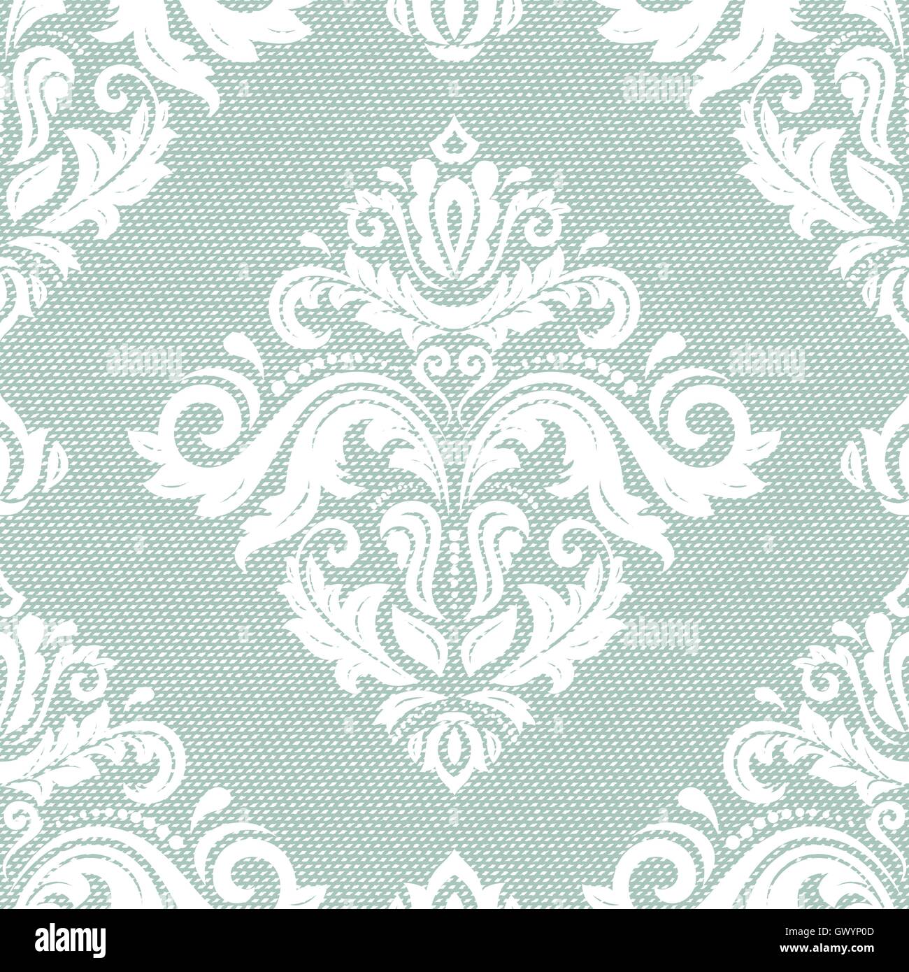 Seamless Vector Baroque Pattern Stock Vector Image & Art - Alamy