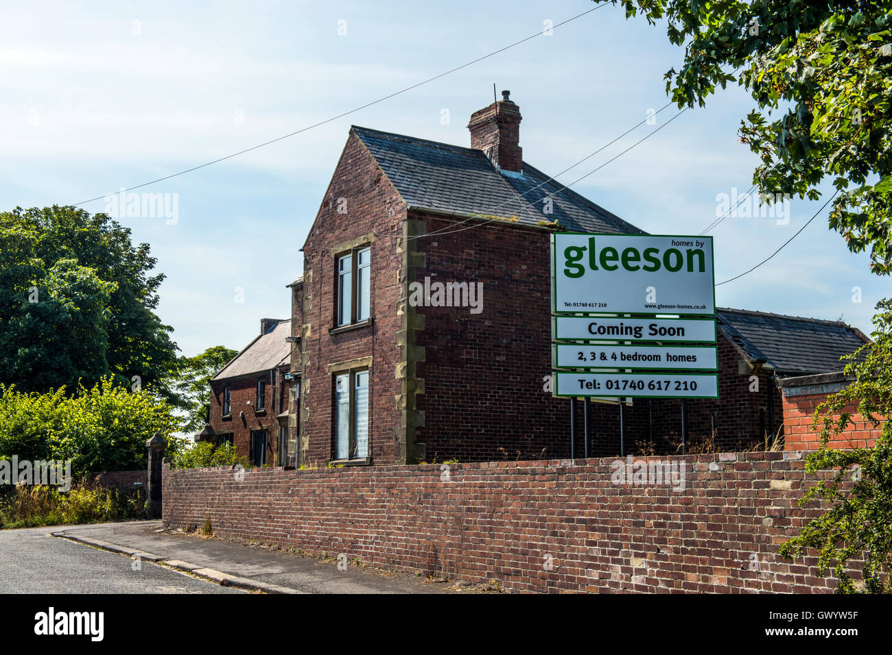 Derelict Homelands Hospital, Helmington Row, a small village near Crook