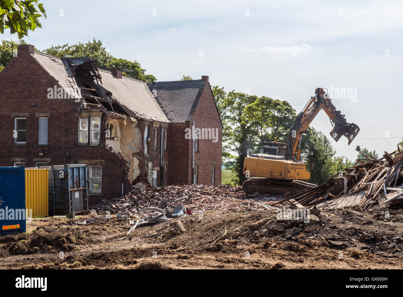 Derelict Homelands Hospital, Helmington Row, a small village near Crook