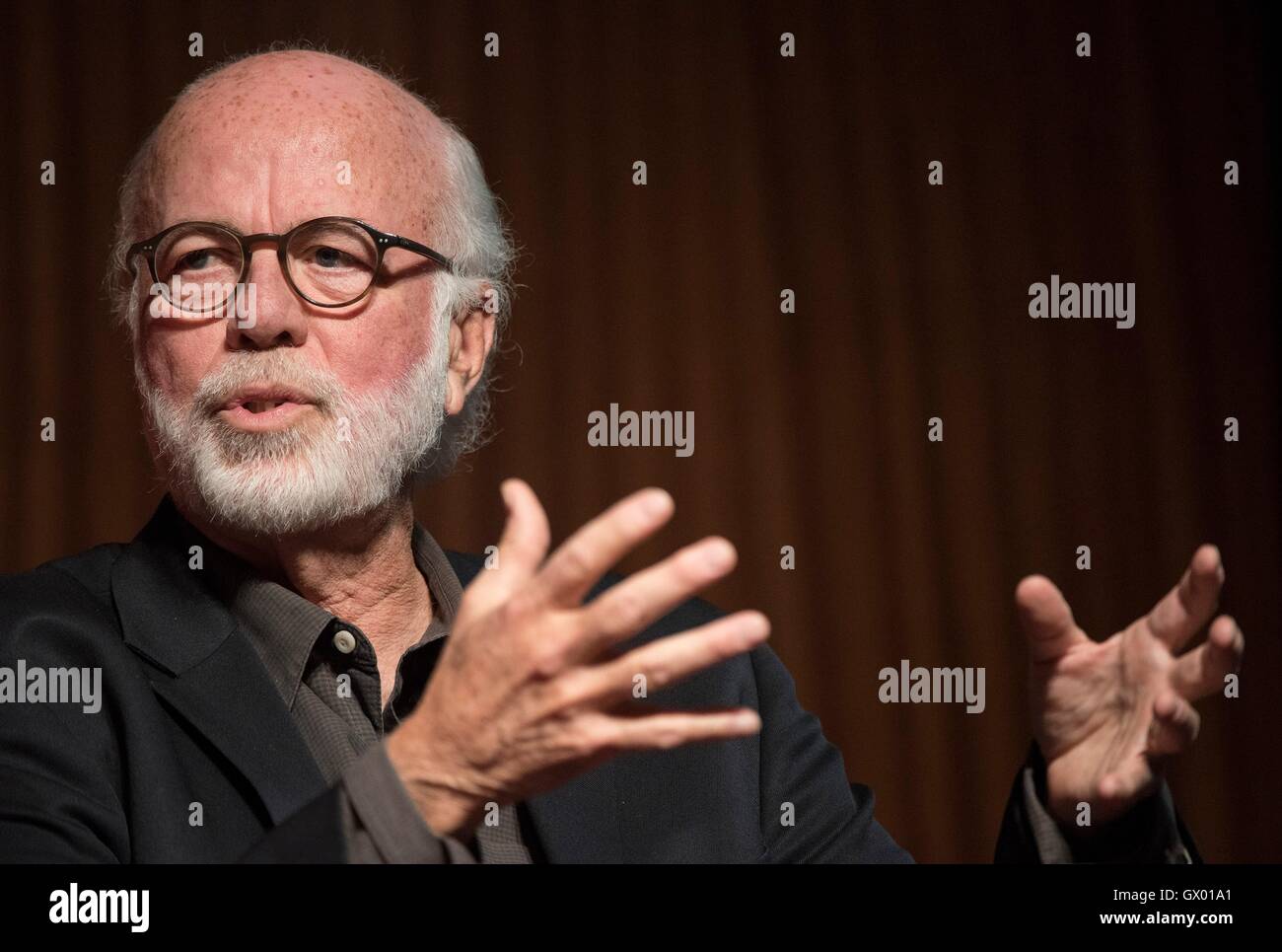 Photojournalist David Hume Kennerly participates in a panel discussion on the Vietnam War Summit at the LBJ Presidential Library April 27, 2016 in Austin, Texas. Stock Photo