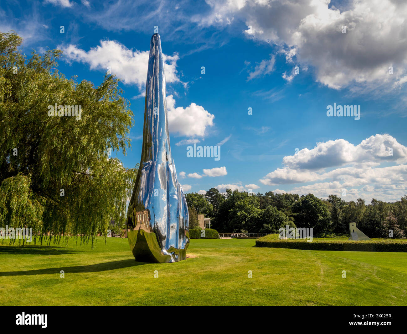 Tongue, 2010 by Swiss artist Not Vital, at Yorkshire Sculpture Park, near Wakefield, England, UK. Stock Photo