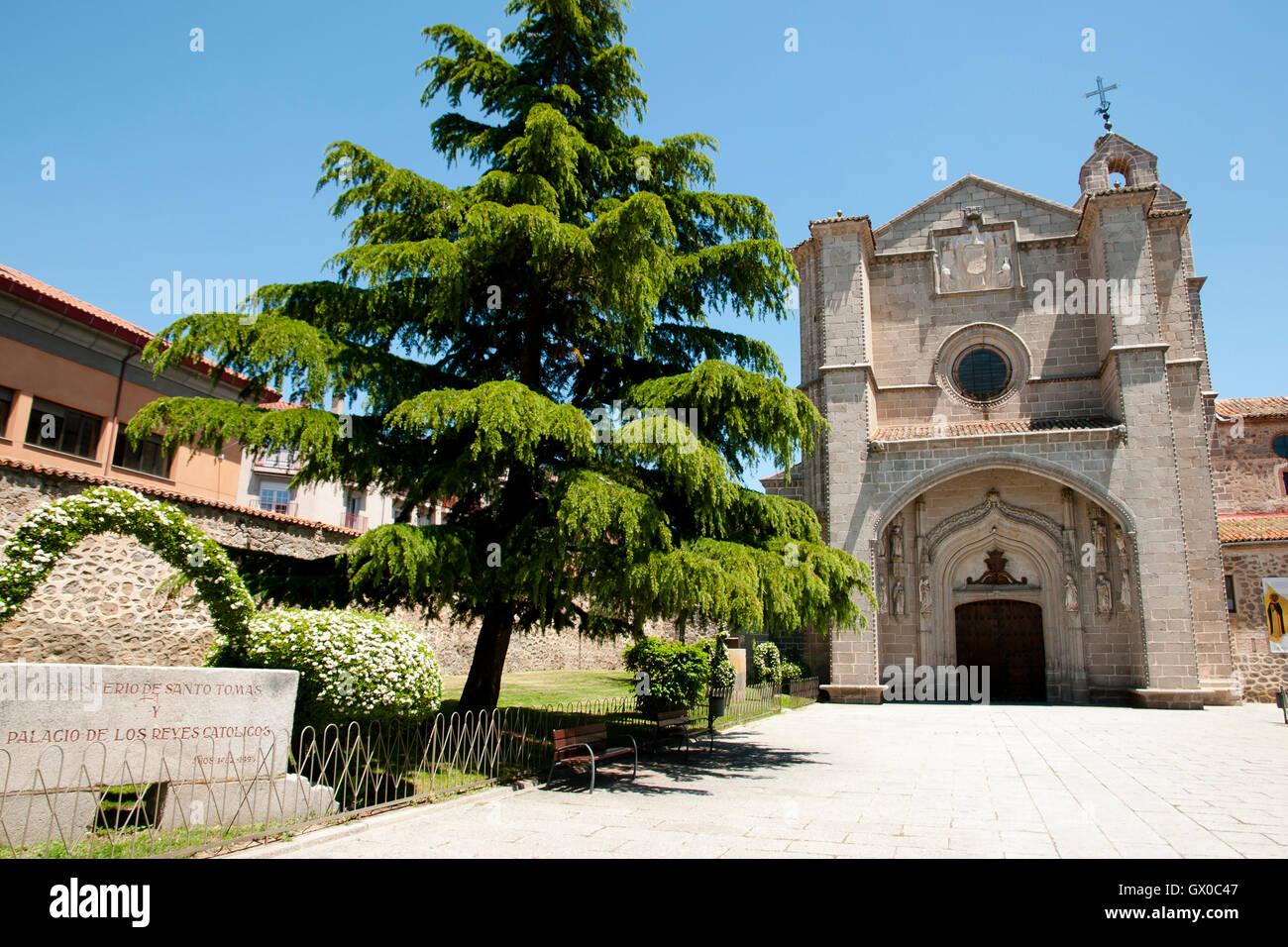 St Thomas Royal Monastery - Avila - Spain Stock Photo