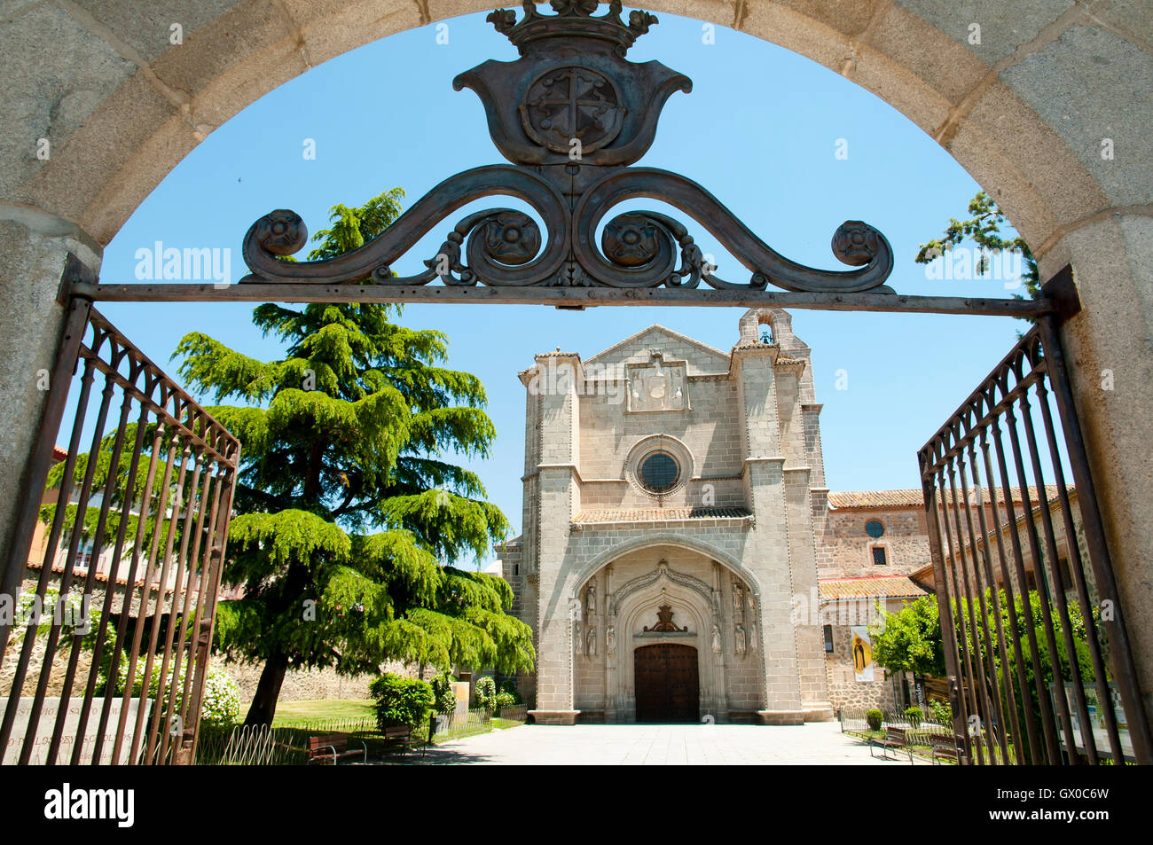 St Thomas Royal Monastery - Avila - Spain Stock Photo